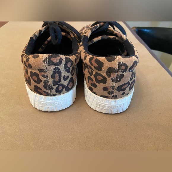 Tretorn Nylite Sneakers- Leopard Print, Size 10 - Picture 2 of 7